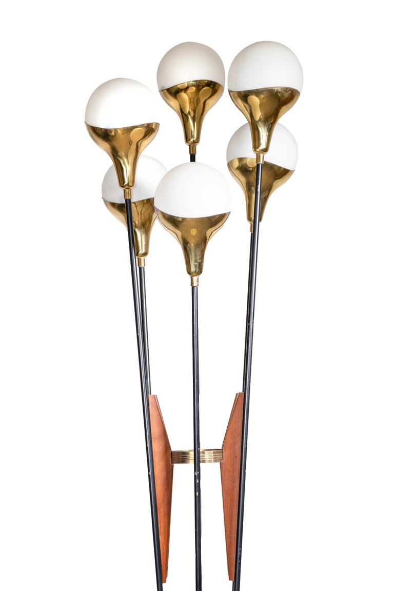 Vintage Alberello Stilnovo Floor Lamp, 1960s For Sale at 1stDibs