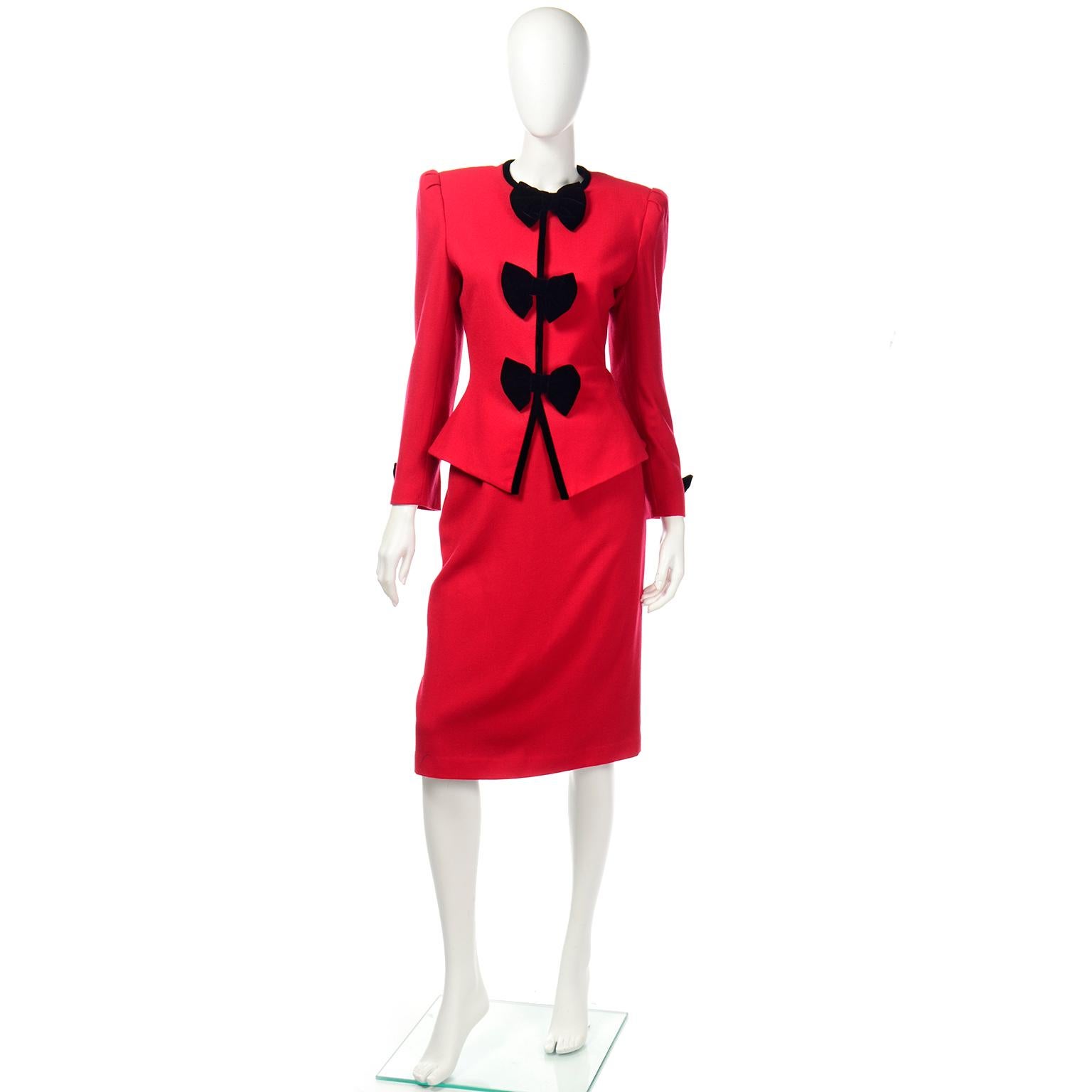 black and red suit jacket