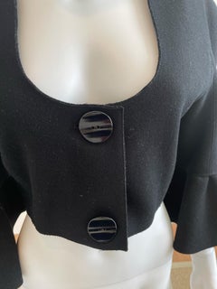 Vintage Alberta Ferreti Cropped Bell Sleeve Jacket