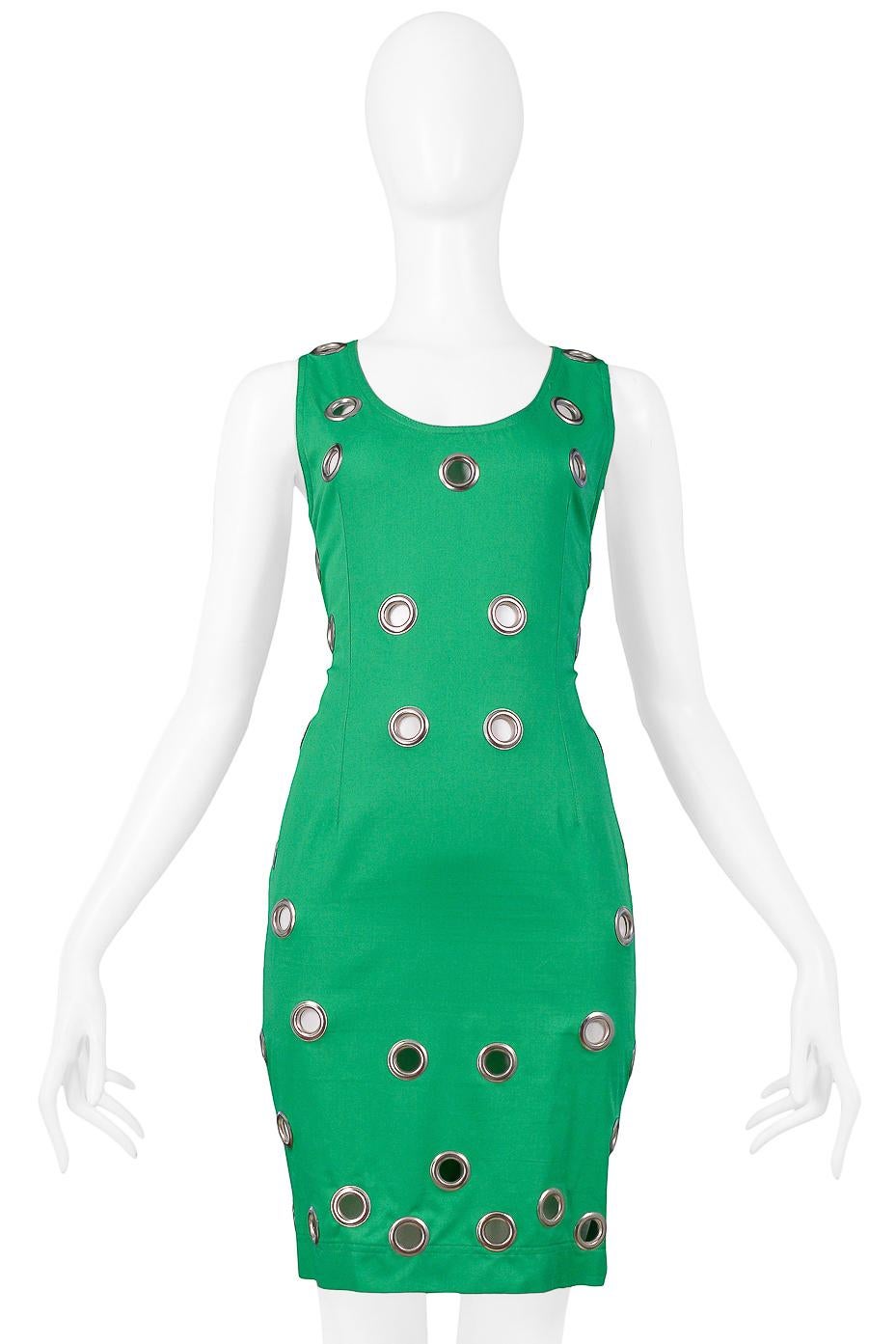 alberta ferretti green dress