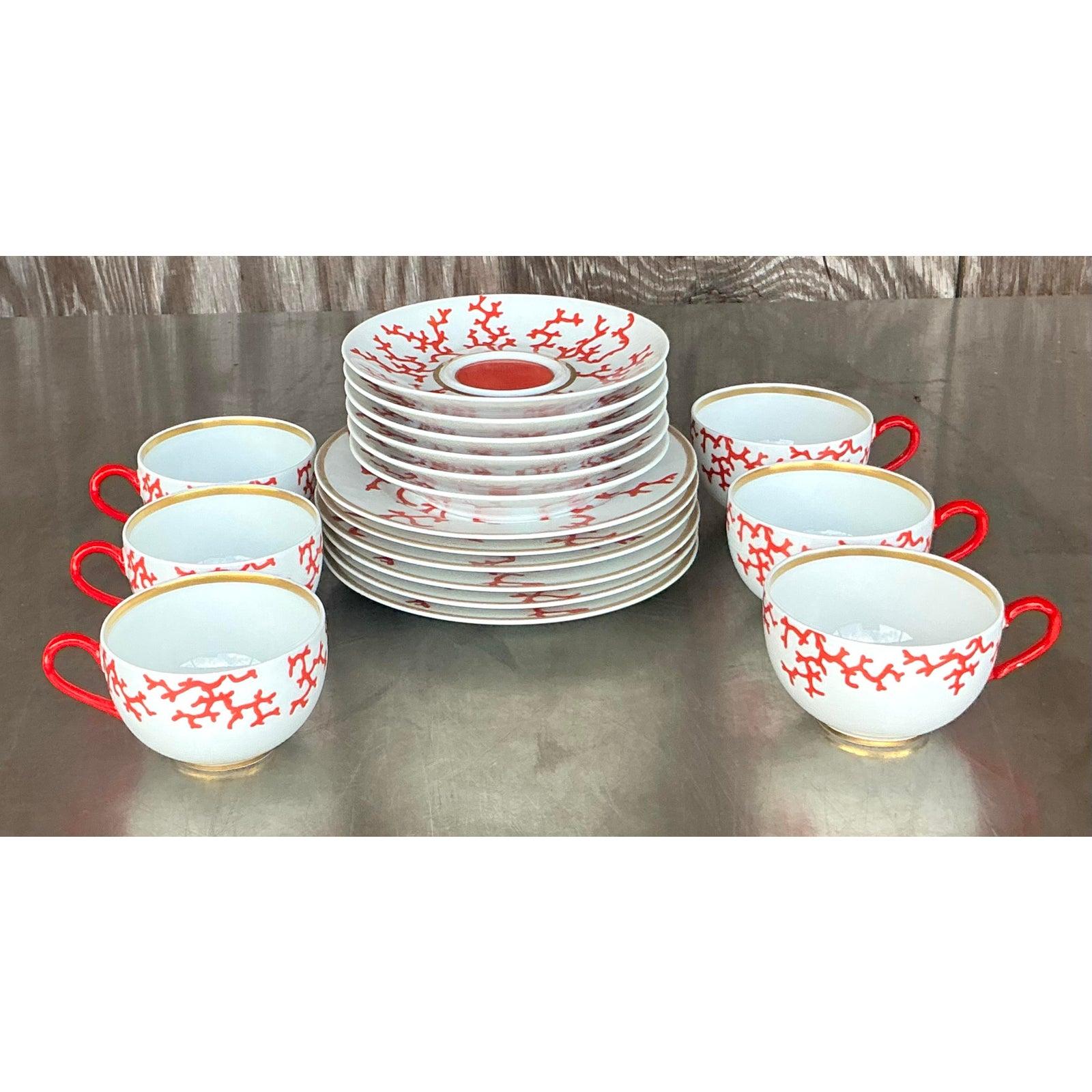 Alberto Pinto für Raynaud Limoges Christobal Service für 6 Personen - 18 Pieces (20. Jahrhundert) im Angebot