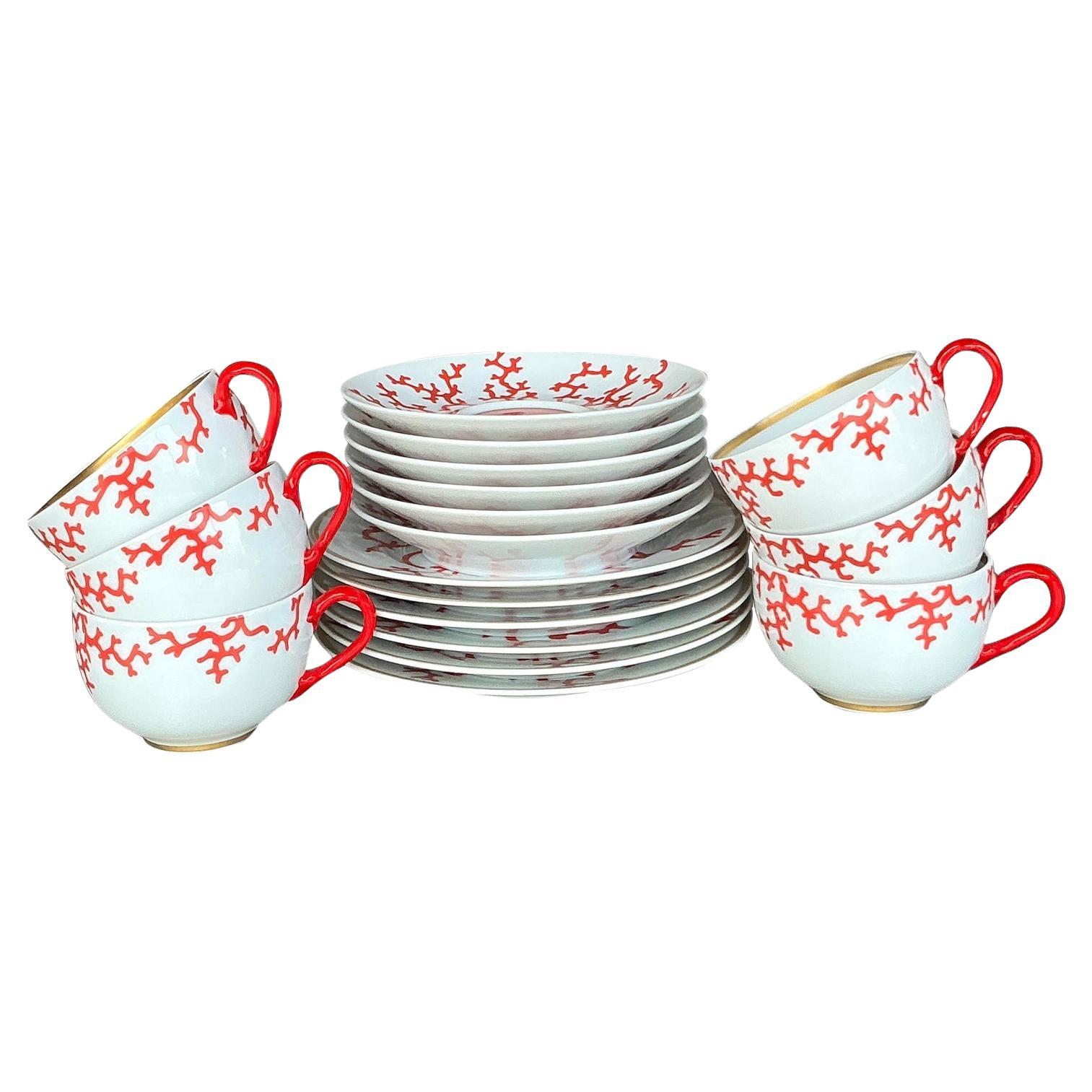 Vintage Alberto Pinto for Raynaud Limoges “Christobal” Service for 6 - 18 Pieces