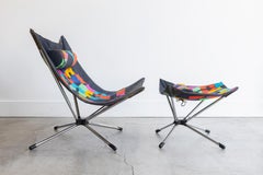 Faltbarer Vintage-Loungesessel „Miamina“ von Alberto Salviati für Saporiti Italia