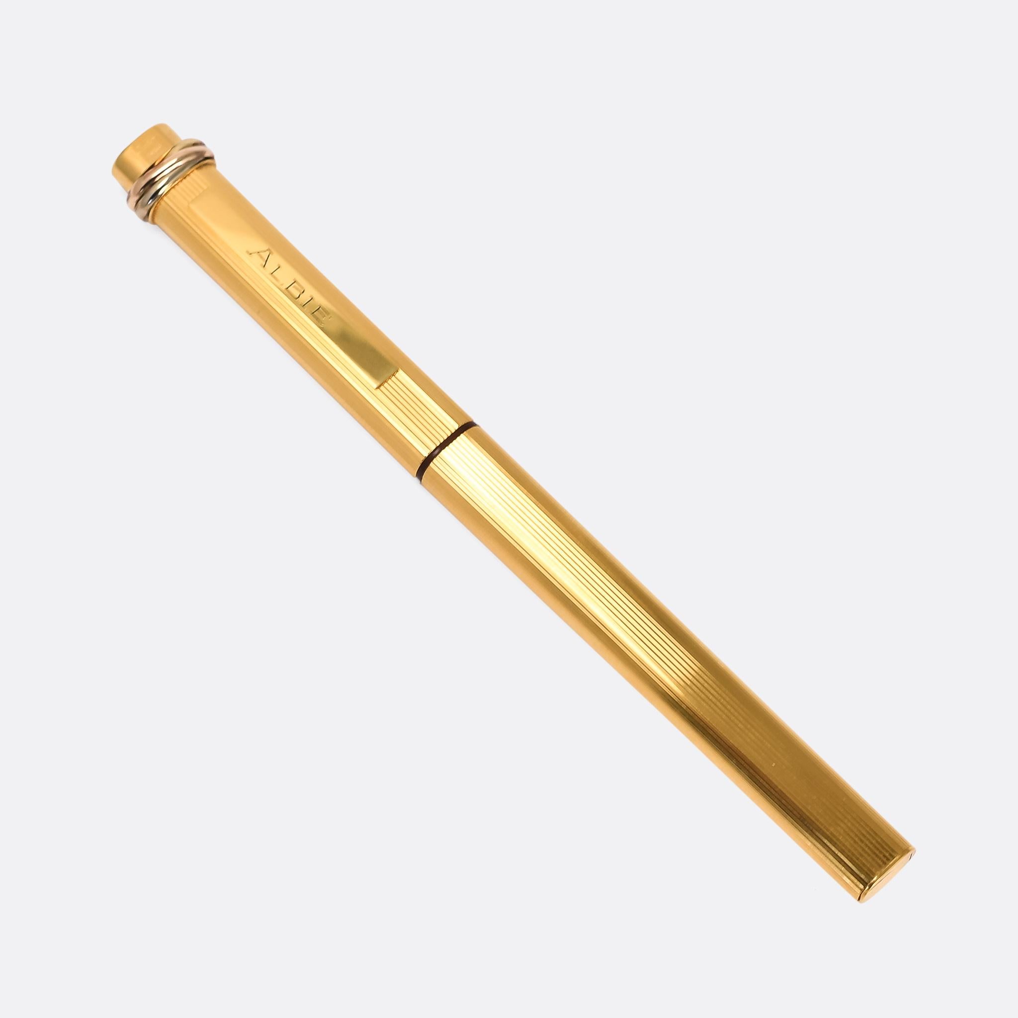 DESCRIPTION

Vintage, c.1970

A vintage Cartier pen owned by the infamous Albert M 