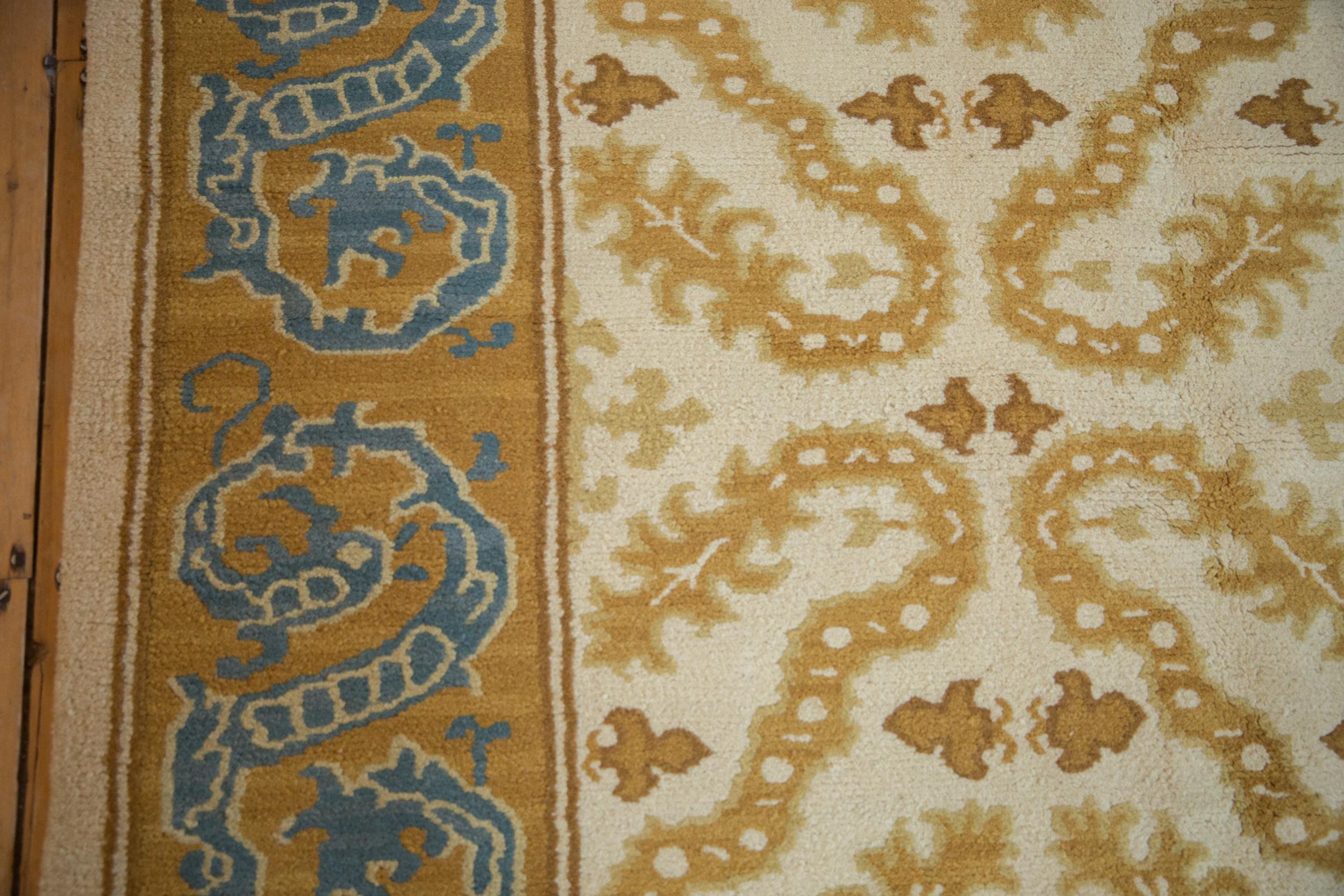 Alcaraz-Teppich im Vintage-Stil  (Handgeknüpft) im Angebot