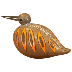 Vintage Aldo Londi Italian Ceramiche Bird / Duck Sculpture by Bitossi Raymor
