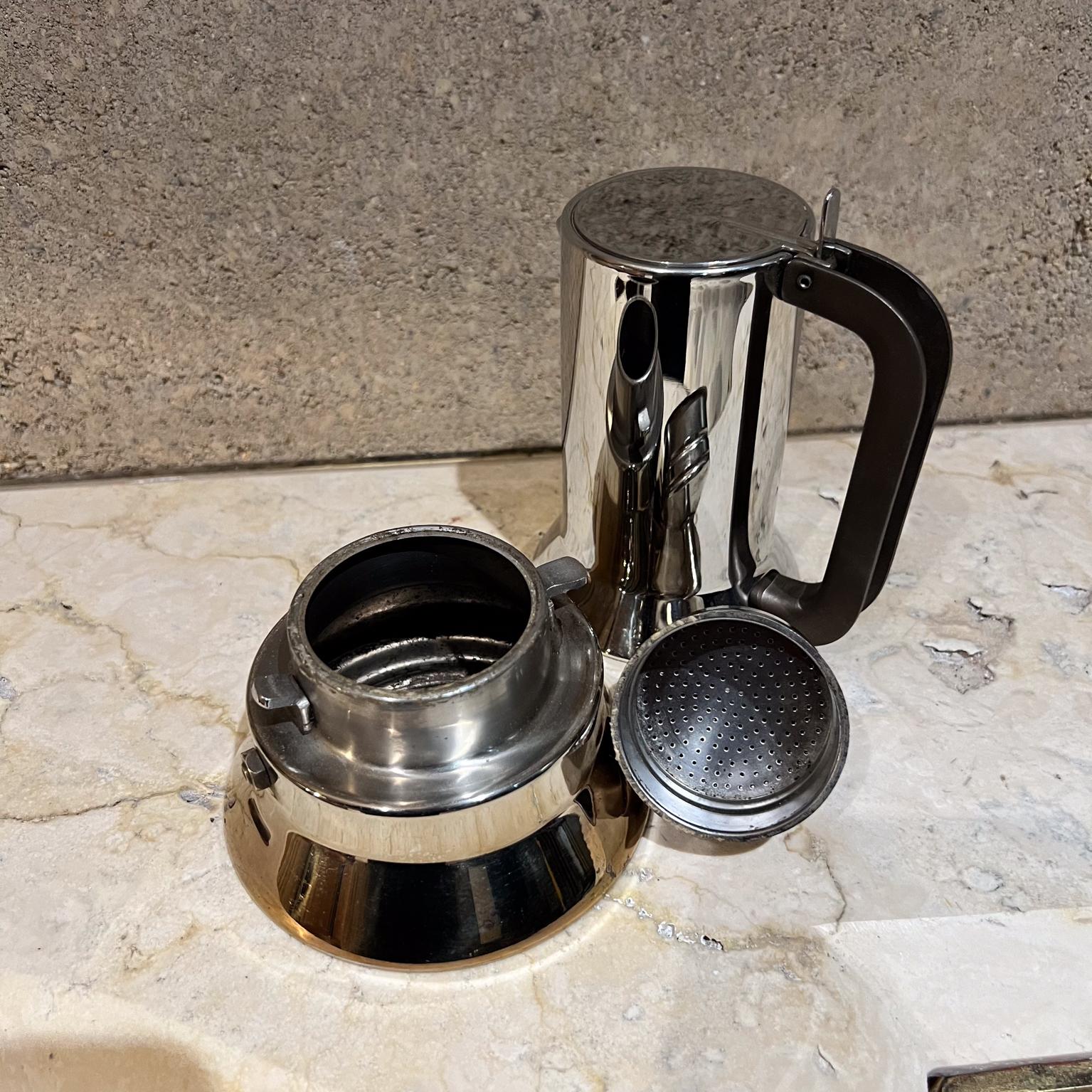 Vintage Alessi Espresso Coffee Maker Richard Sapper Italy For Sale 6