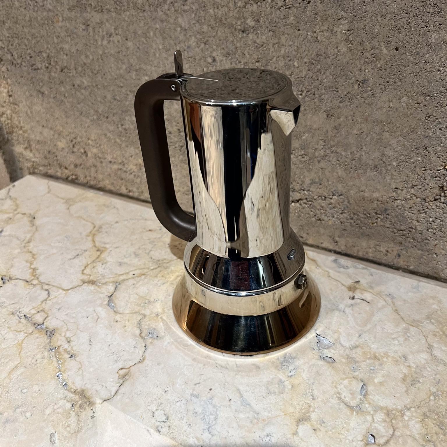 Italiano Caffettiera Alessi Espresso d'epoca Richard Sapper Italia in vendita