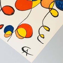 Vintage Alexander Calder lithograph (1970s Calder prints)
