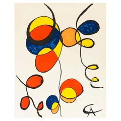 Vintage Alexander Calder lithograph (1970s Calder prints)
