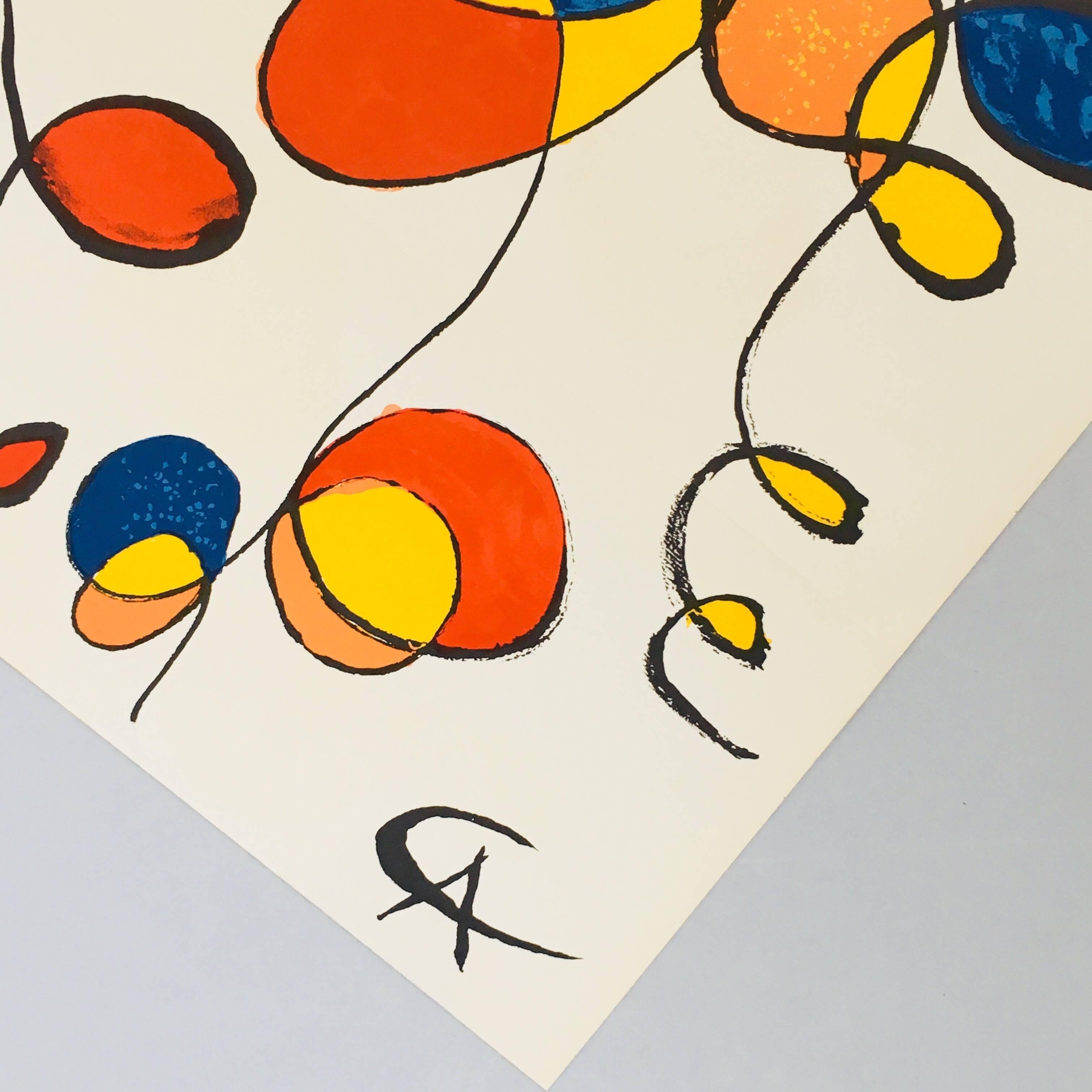 Vintage early 1970s Alexander Calder off-set lithograph

Published by Art in America, circa early 1970s
Very good condition; contains fold-line as issued

Measure: 11.5 x 14.5 inches.