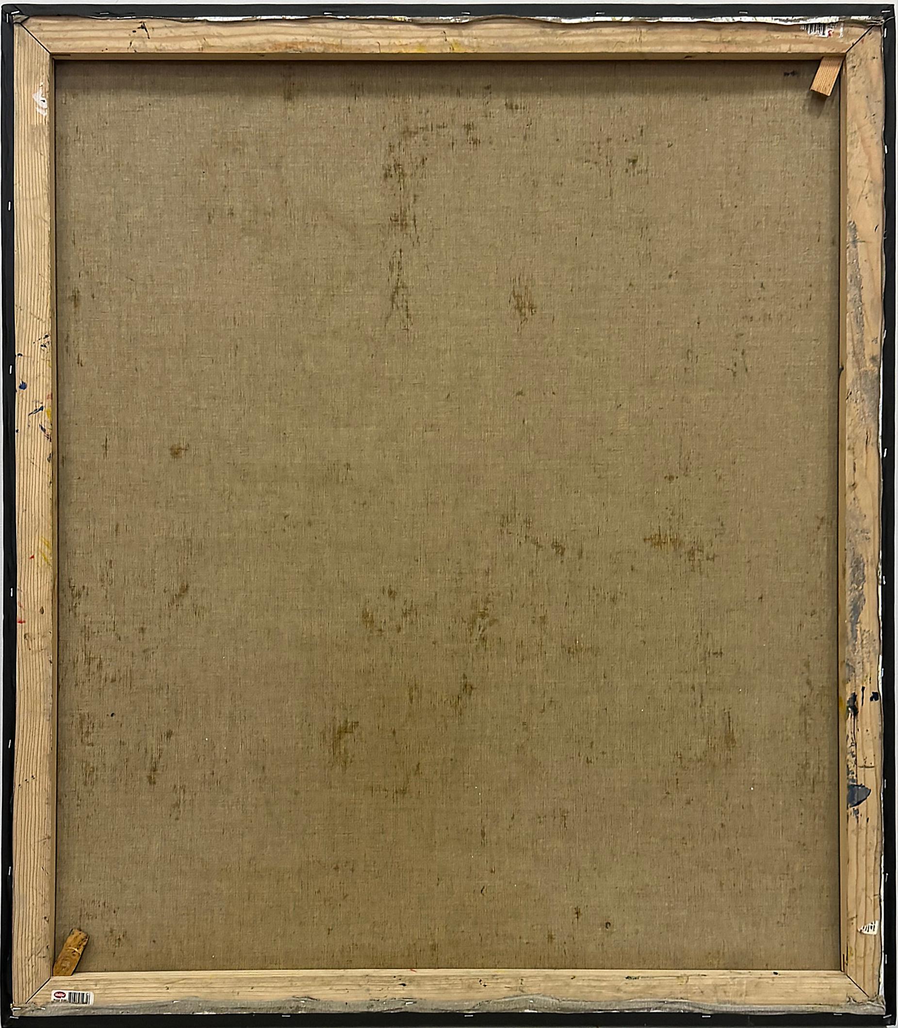Vintage Alexander Gore Abstraktes Ölgemälde auf Leinwand im Angebot 7
