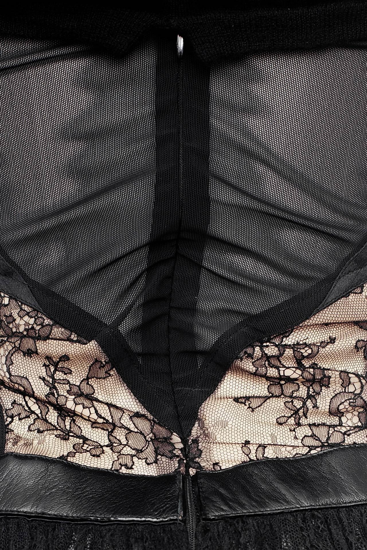 vintage black lace dress