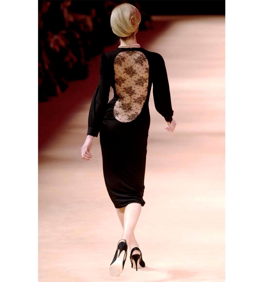 Women's Vintage Alexander McQueen Black Lace 