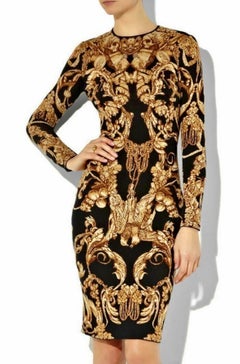 Vintage Alexander McQueen Fall 2010 Angels and Demons Knit Dress