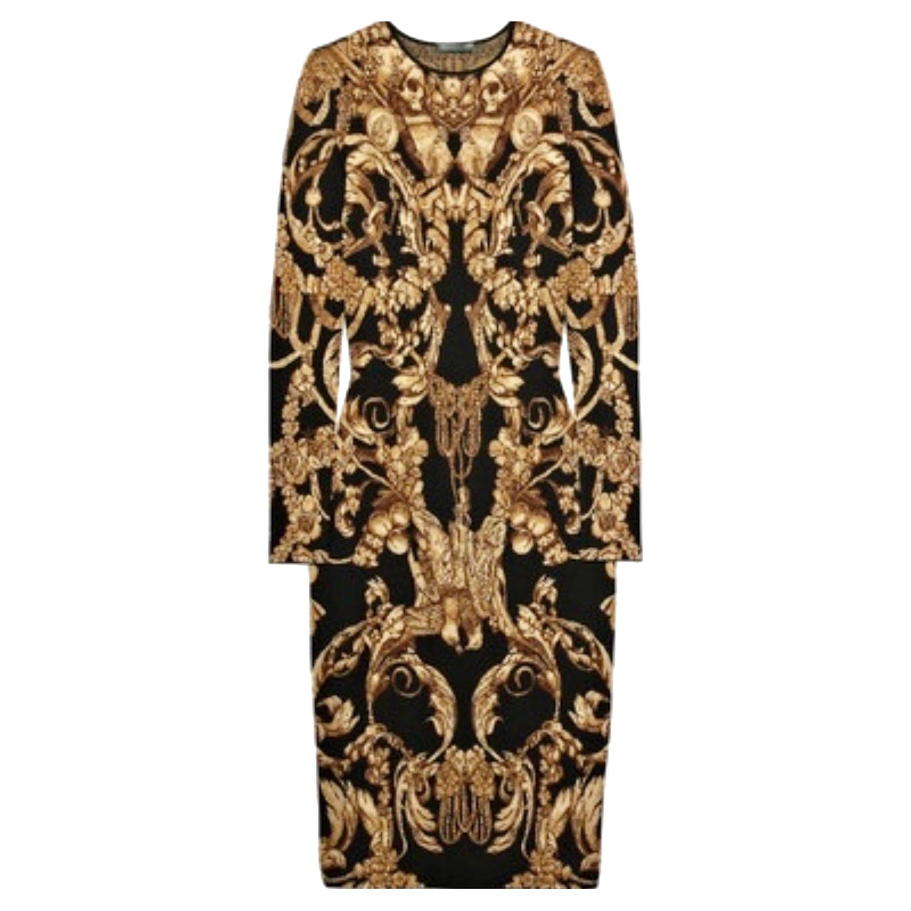 Vintage Alexander McQueen Fall 2010 Angels and Demons Knit Dress en vente