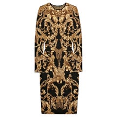 Vintage Alexander McQueen Fall 2010 Angels and Demons Knit Dress