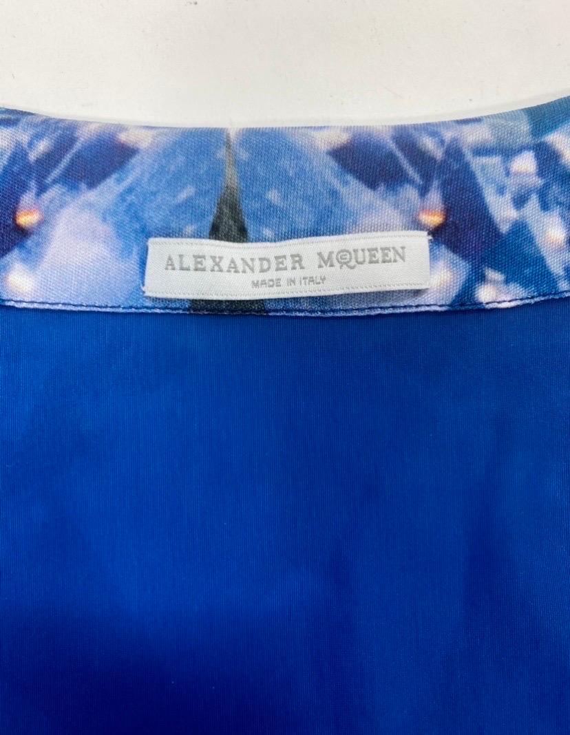 Alexander McQueen - Robe tunique vintage à imprimé kaléidoscope  en vente 6