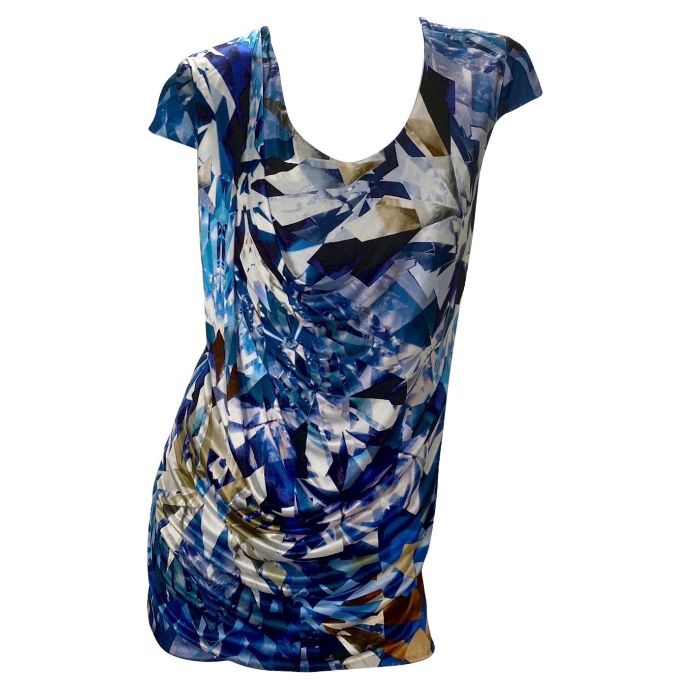 Alexander McQueen Tunika-Kleid mit Kaleidoskop-Druck