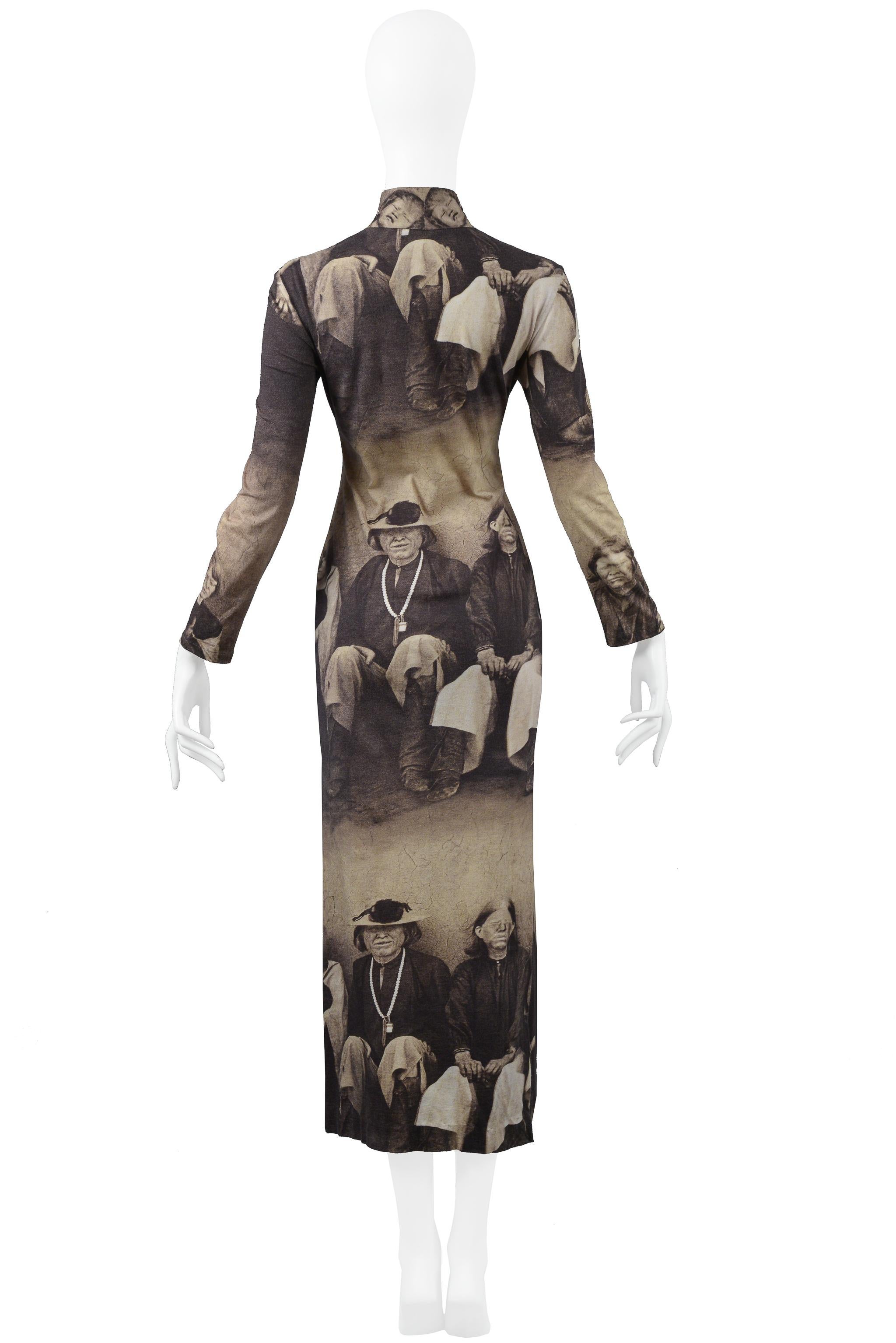 Vintage Alexander McQueen Rare Blind Colony Dress Dante 1996 In Excellent Condition In Los Angeles, CA