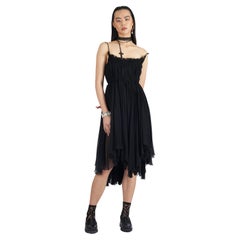 Vintage Alexander McQueen S/S RTW 2003 Harness Silk Dress