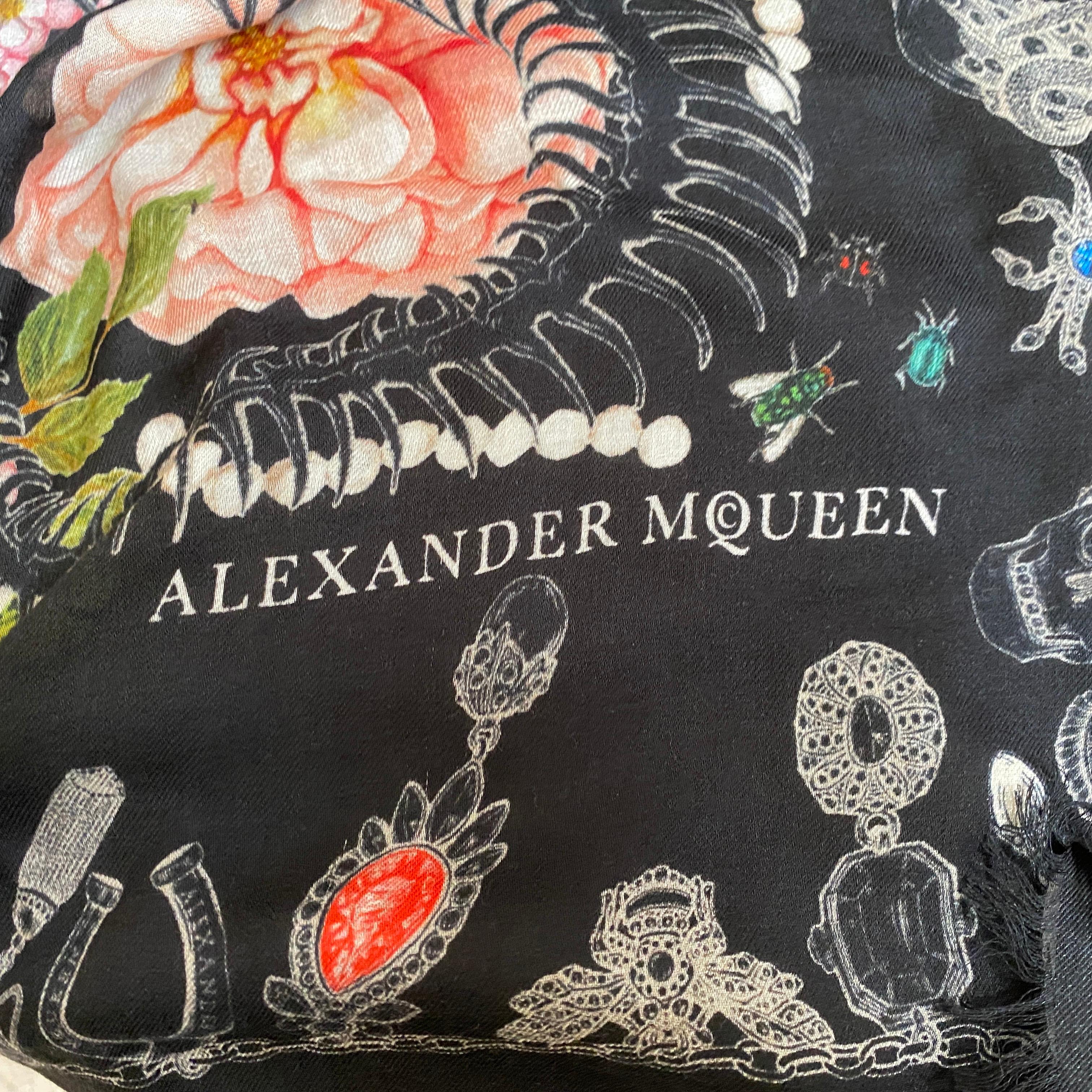 Vintage Alexander McQueen Scarf, made in Italy 3
