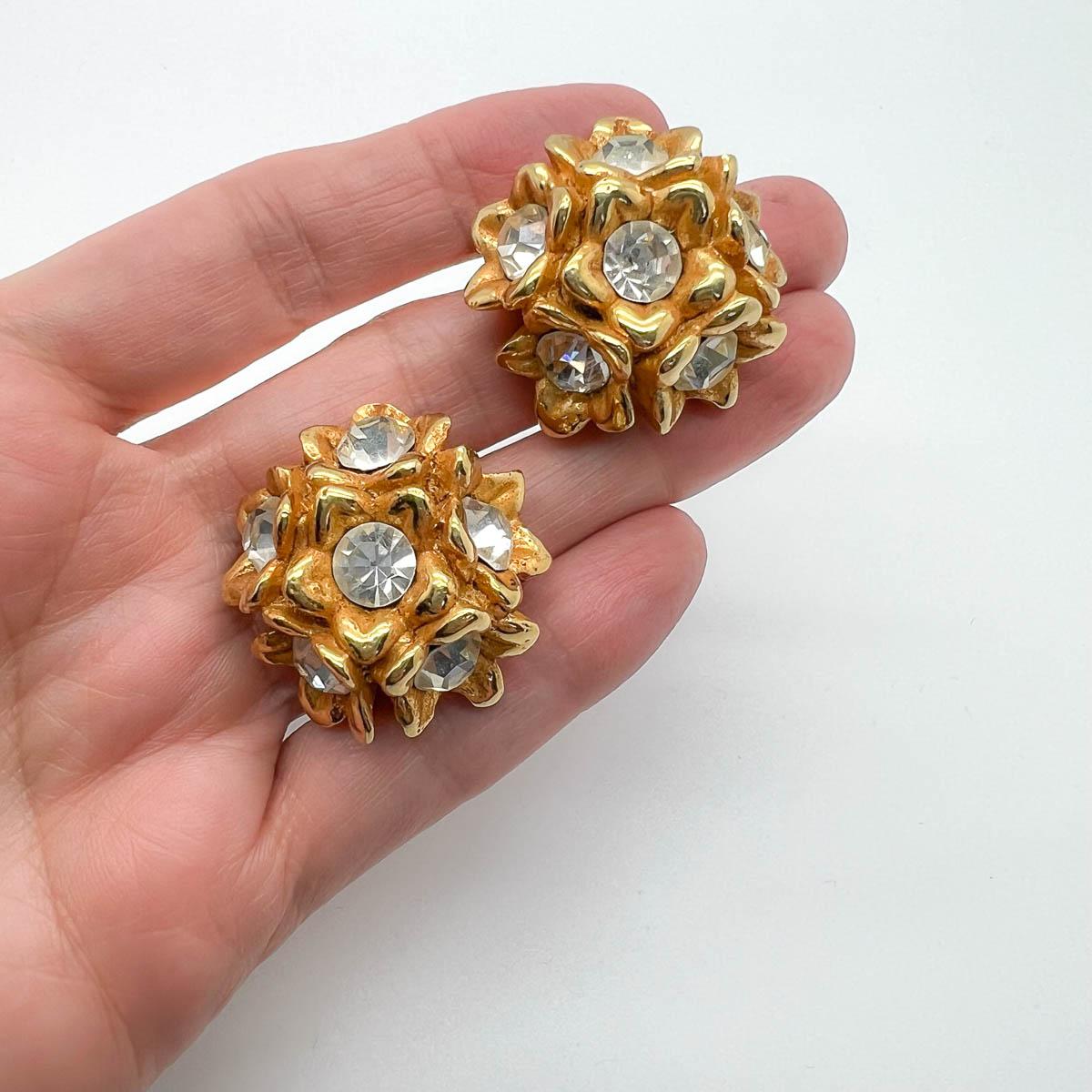 Vintage Alexis Lahellec Paris Earrings. Parisian designer Alexis Lahellec crafted wondrous costume jewellery during the latter part of the 20th Century. His creations range from classics with a fabulous twist to hugely exotic designs of wearable