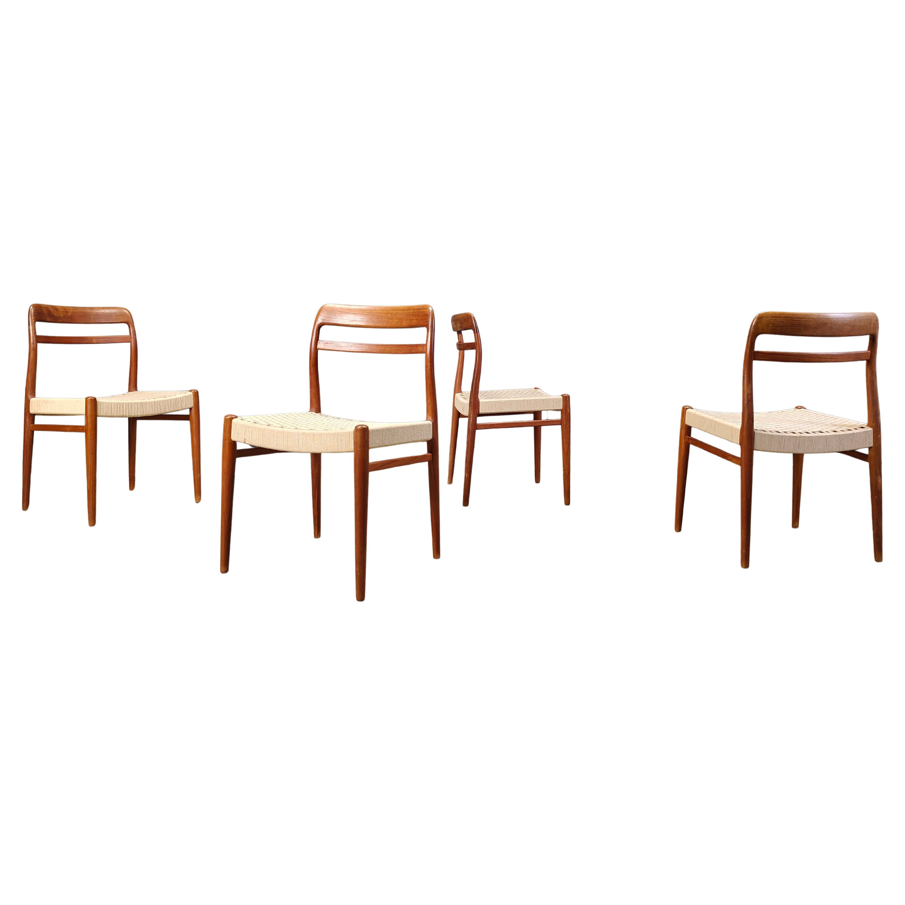 Sedie Alf Aarseth d'epoca - Modello 145, anni '60 - set di 4 pezzi