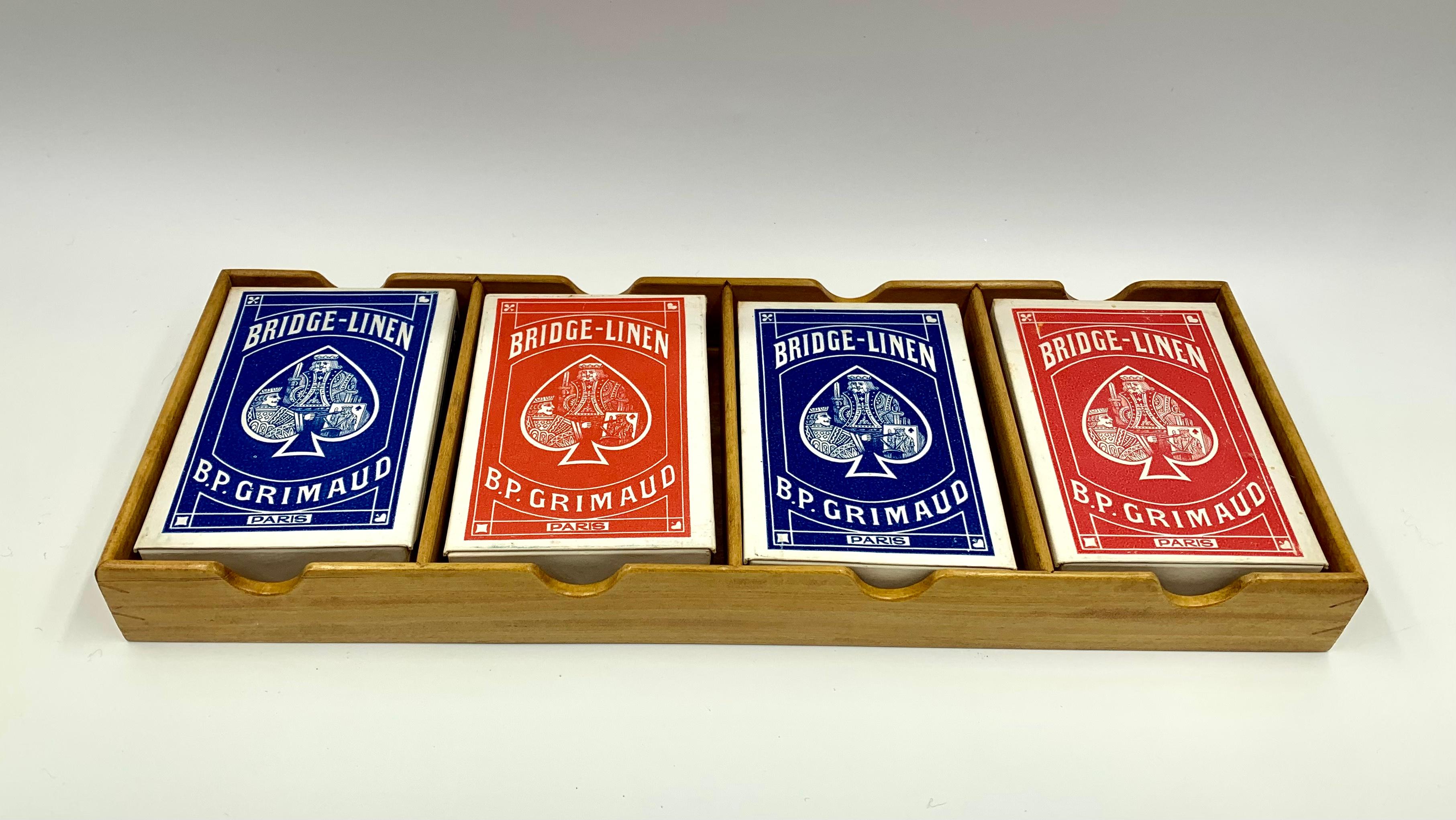 Alfred Dunhill Pariser Coromandel-Spielkästchen aus exotischem Holz (Britisch) im Angebot