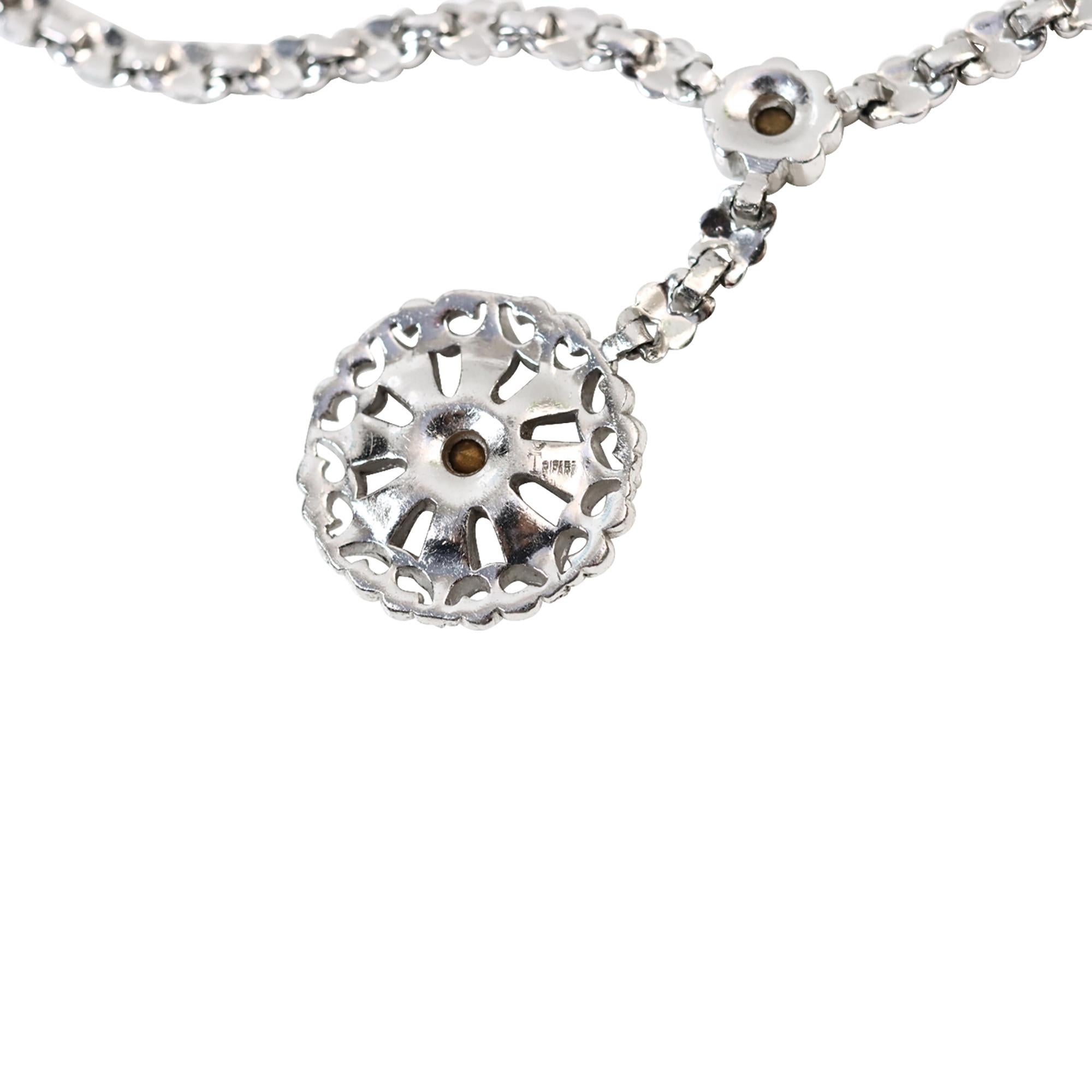 Vintage Alfred Phillipe Trifari  Collier à pendentifs Circa Circa 1940's en vente 7