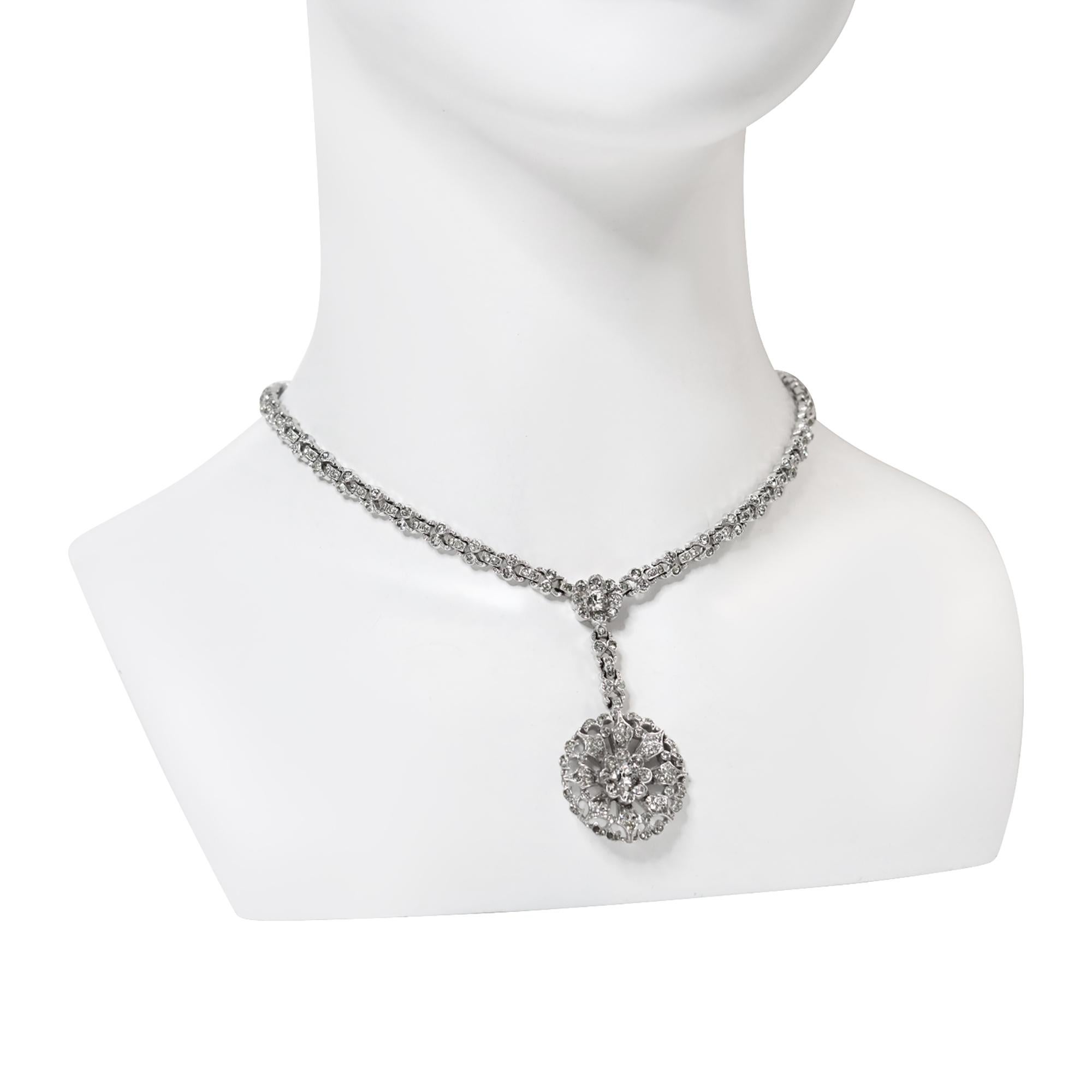 Moderne Vintage Alfred Phillipe Trifari  Collier à pendentifs Circa Circa 1940's en vente