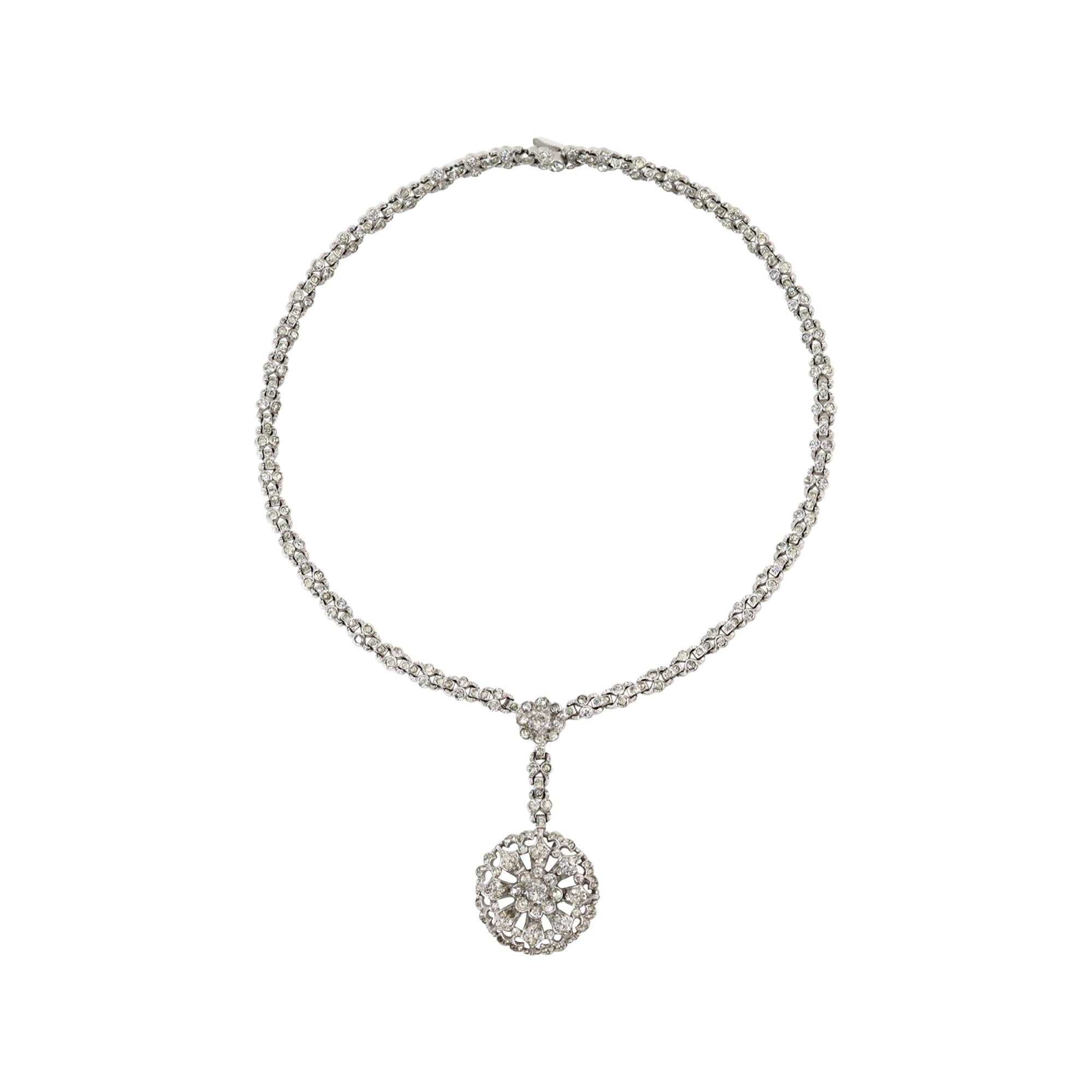 Vintage Alfred Phillipe Trifari  Collier à pendentifs Circa Circa 1940's en vente 4