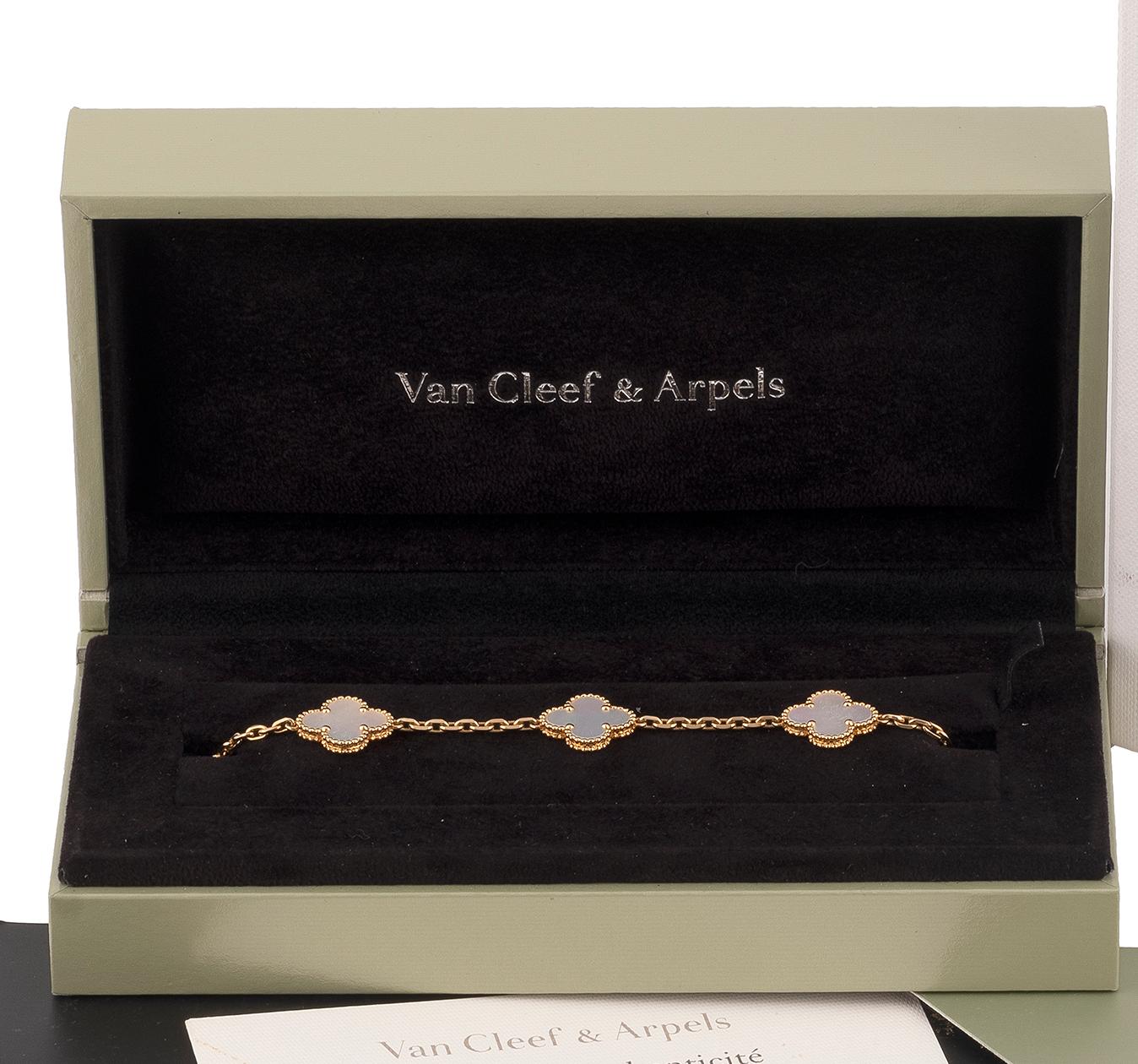 Vintage-Alhambra-Armband von Van Cleef & Arpels im Zustand „Hervorragend“ in Firenze, IT