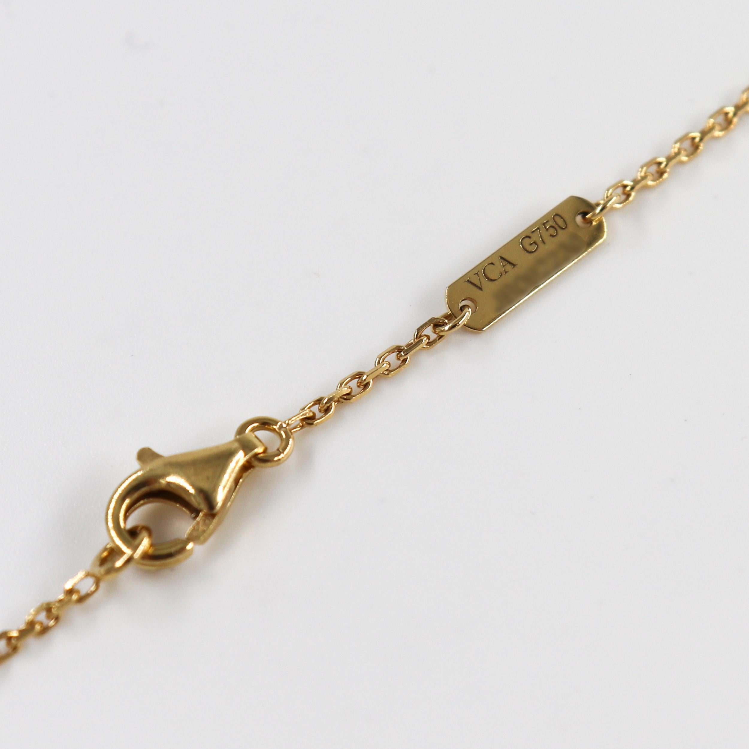 van cleef necklace mother of pearl