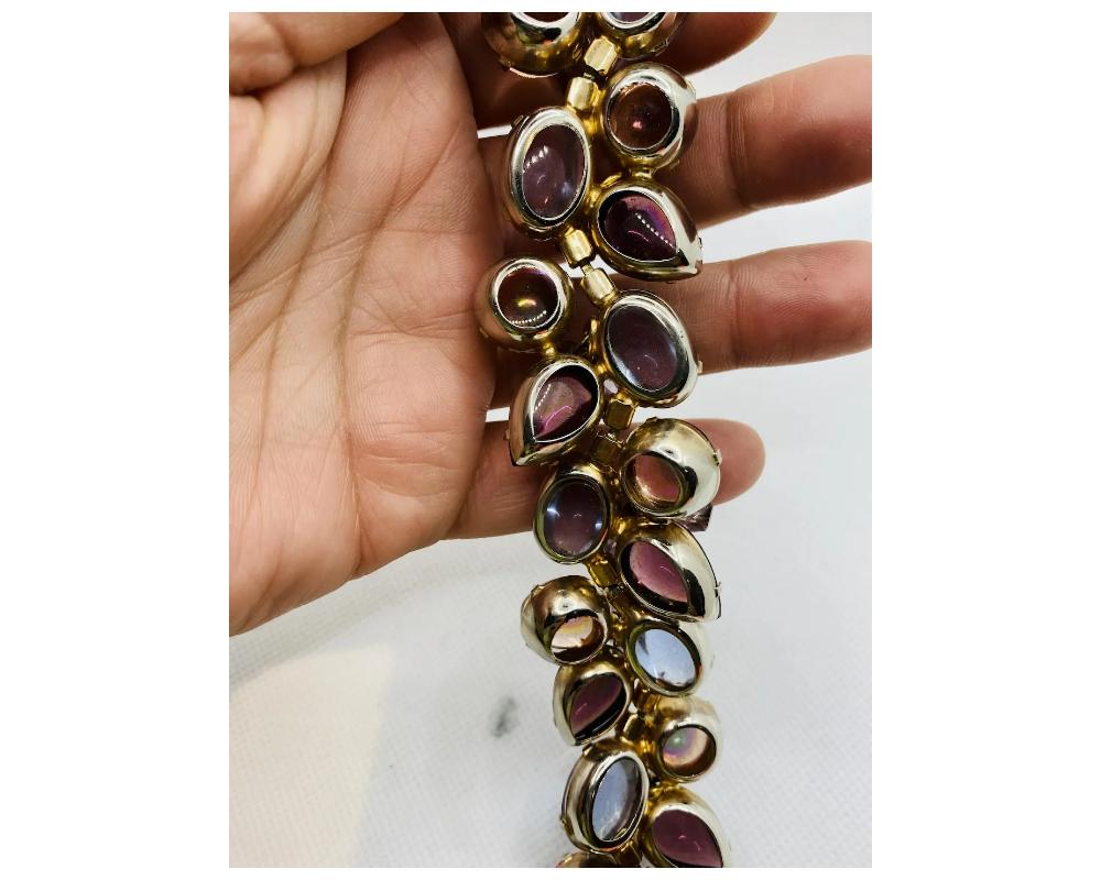Vintage Alice Caviness Necklace Bracelet Earring Brooch Set For Sale 4
