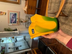 Vintage Alicja hand blown handkerchief glass vase.