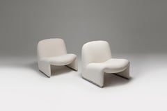 Sillas Vintage Alky en Tela Blanco roto de Giancarlo Piretti para Artifort, años 70