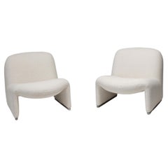 Chaises Vintage Alky en tissu blanc cassé de Giancarlo Piretti pour Artifort, 1970