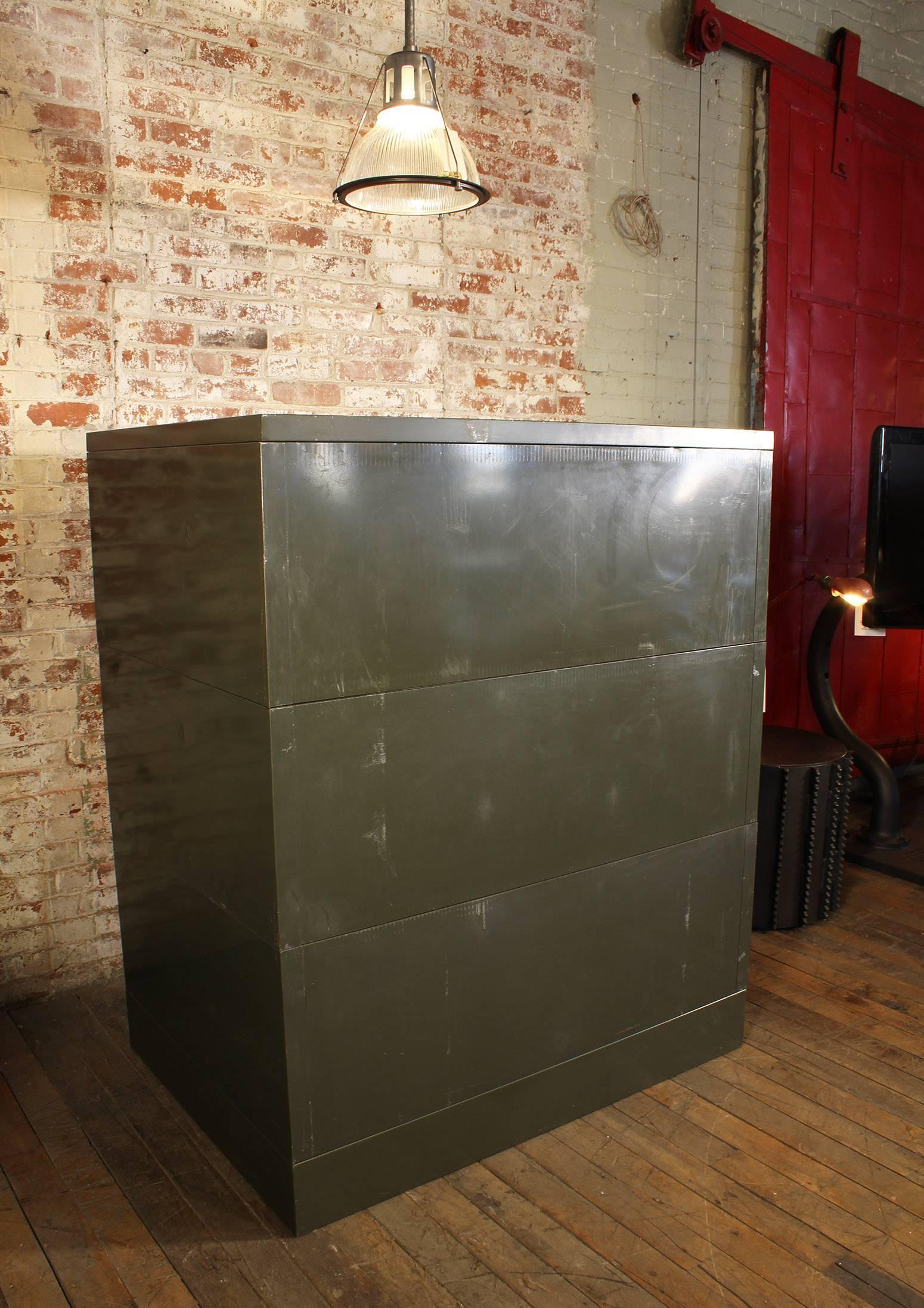 Vintage All-Steel Flat File Storage Cabinet 5