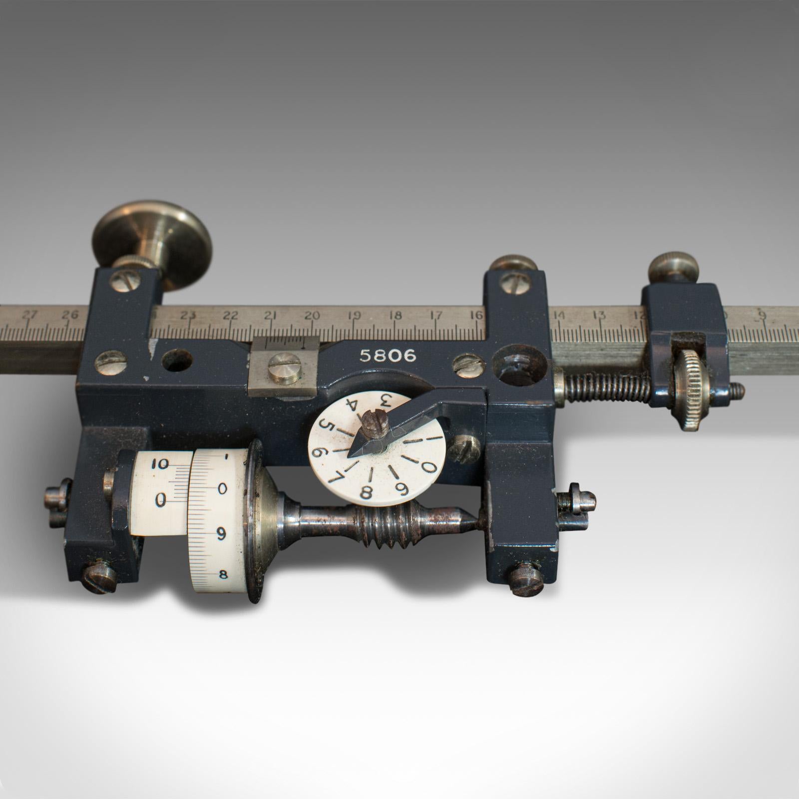 Vintage Allbrit Polar Planimeter, englisch, wissenschaftliches Instrument, Stanley, 1950 (20. Jahrhundert) im Angebot