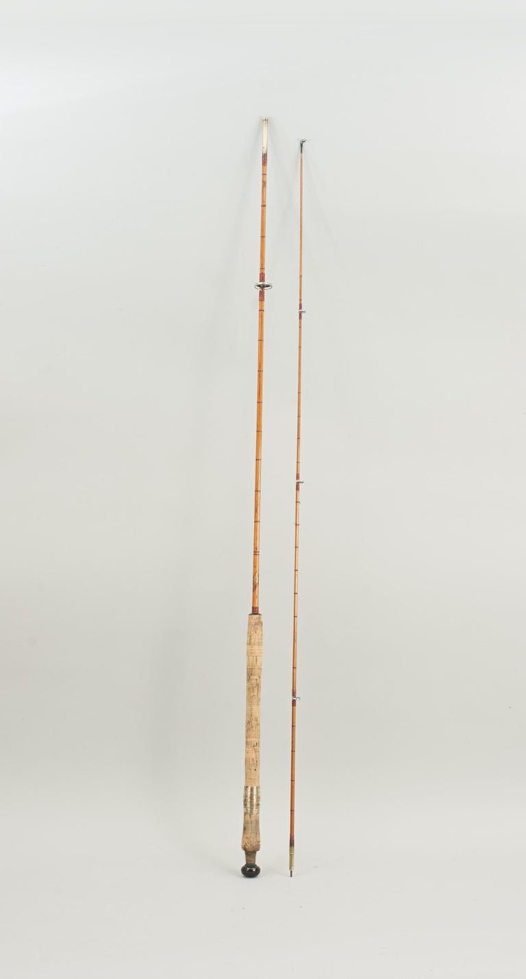 Canne à Mouche Vintage South Bend N°47 – 8 1/2 Ft, Bambou, Ligne D Ou HDH, D'origine (occasion)