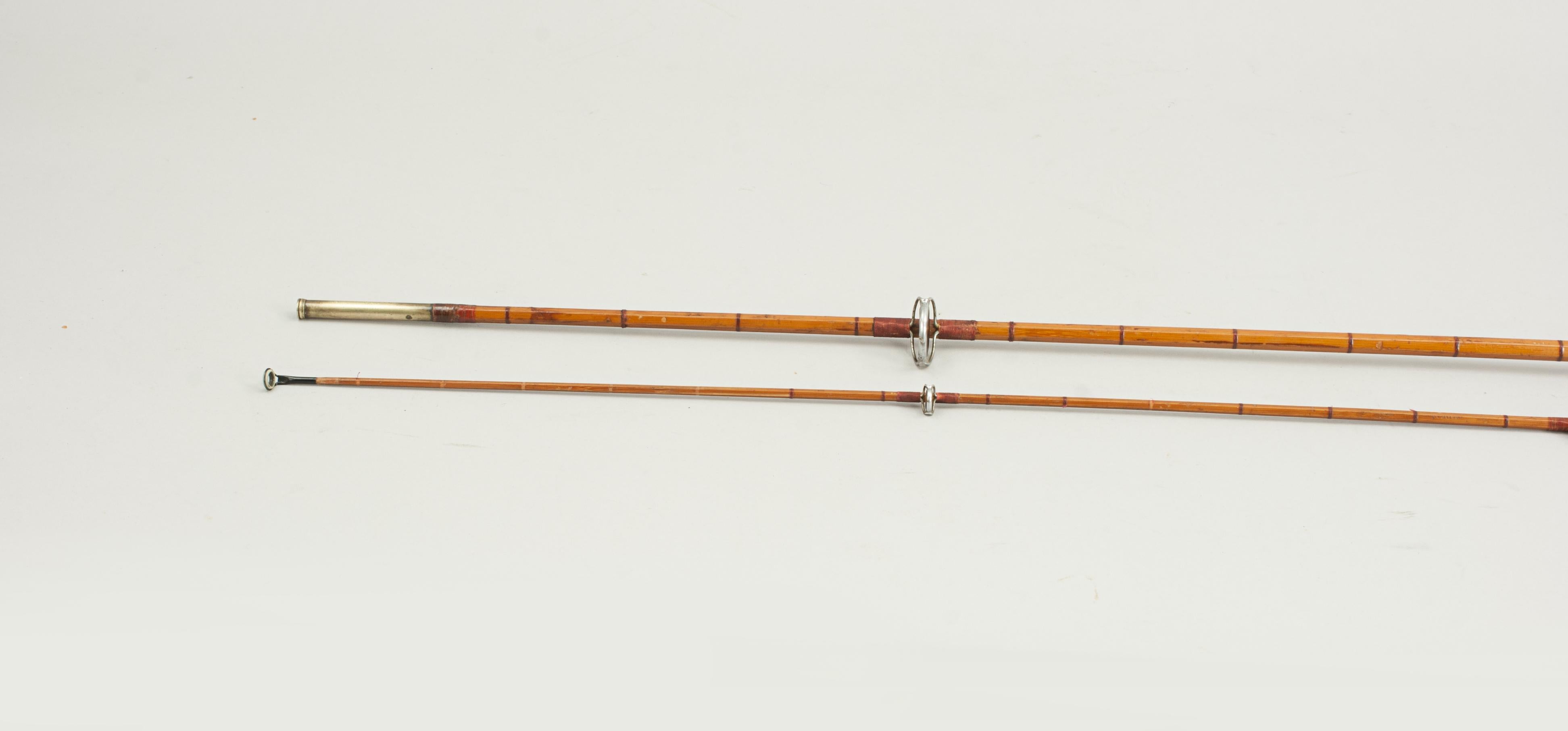 Vintage Allcock Fly Fishing Rod In Good Condition For Sale In Oxfordshire, GB