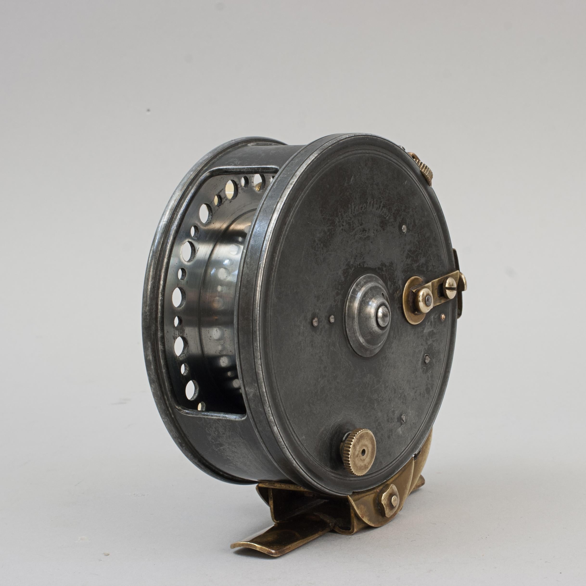 20th Century Vintage Alloy Casting Reel, Wallace Watson Patent For Sale