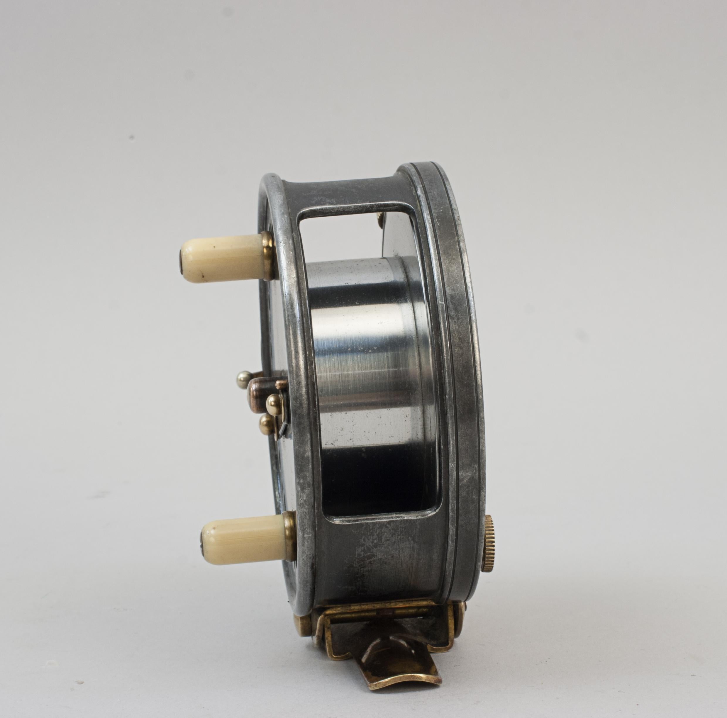 Brass Vintage Alloy Casting Reel, Wallace Watson Patent For Sale