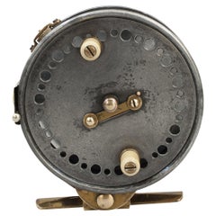 Antique Alloy Casting Reel, Wallace Watson Patent