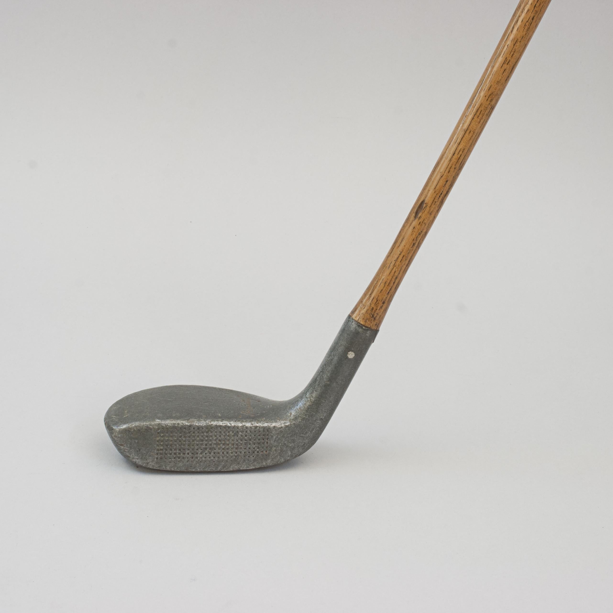 Vintage Alloy, Huntly Putter With Groove Handle For Sale 5