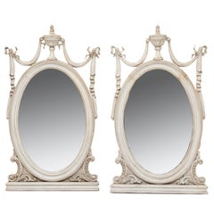 Vintage Almost a Pair of Sheraton Style Mirrors
