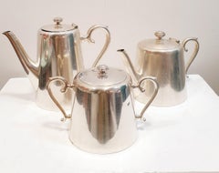 Jeu de café vintage en argent Alpaga de Malte S.A. Espagne