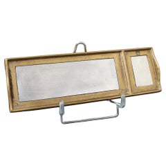 Vintage Aluminium and Brass Tray by David Marshall (circa 1980s)