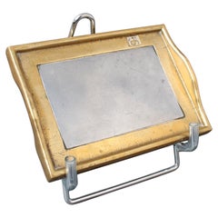 Vintage Aluminium and Brass Tray by David Marshall (circa 1980s) - Small